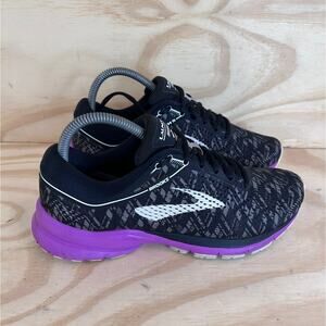 Brooks - Launch 5 - Running Shoes - Black/Purple - Women's - 8.5(B) -1202661B090